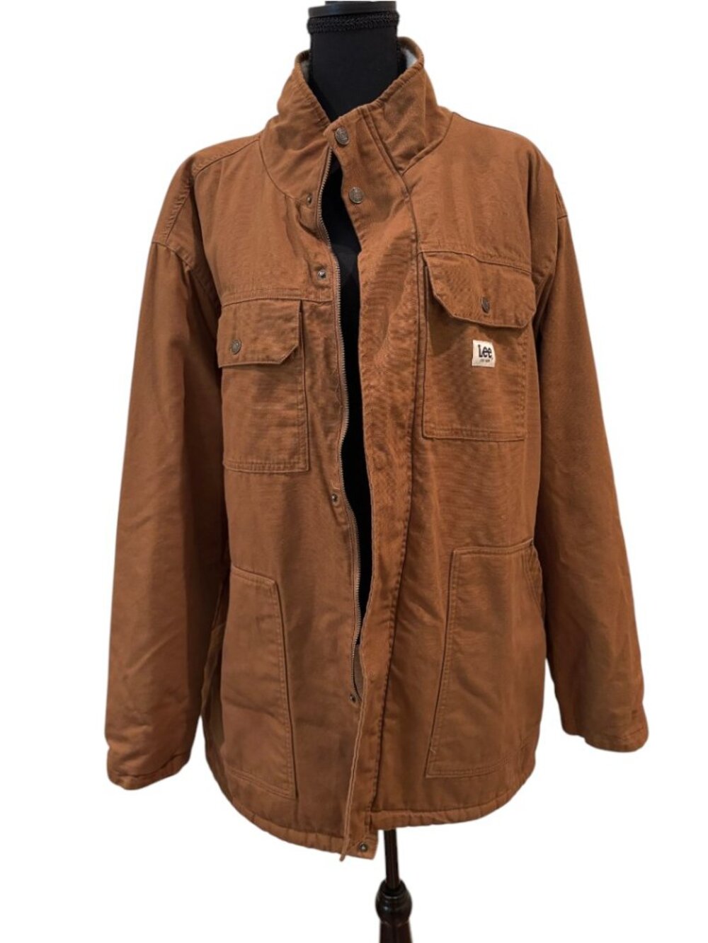 LEE JEANS SHERPA LINED JACKET